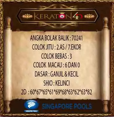 Kode Syair Sgp Hari Ini 20 September 2021 - Keraton4D