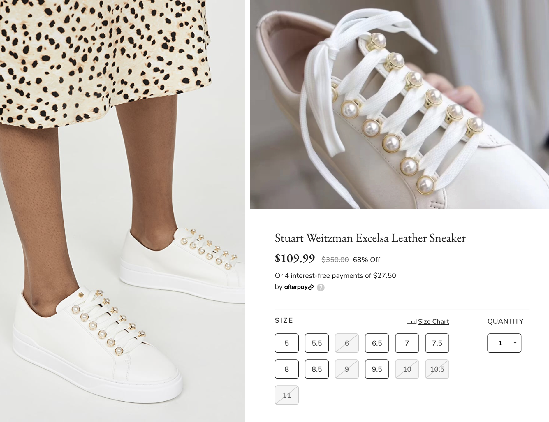 stuart weitzman excelsa sneaker