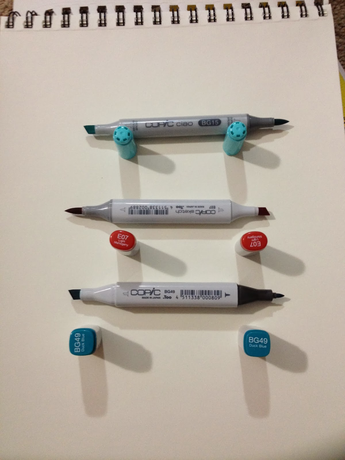 What are the differences between Copic Ciao, Original & Sketch Markers? 