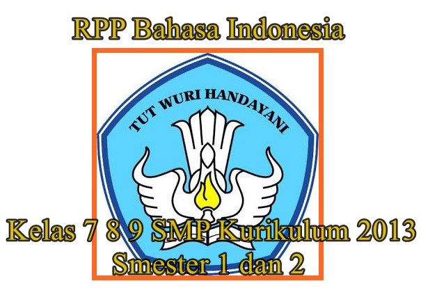 RPP Bahasa Indonesia Kelas 7 8 9 SMP Kurikulum 2013 Smester 1 dan 2
