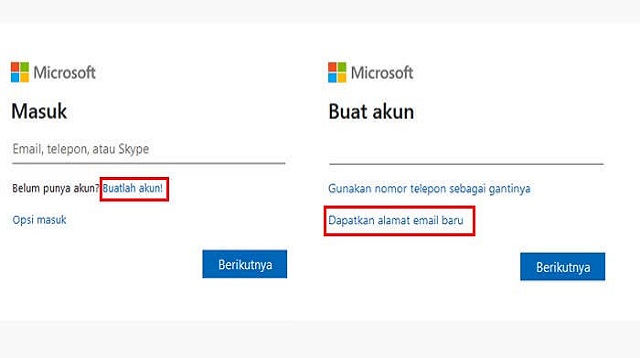 Cara Membuat Akun Microsoft dengan Email