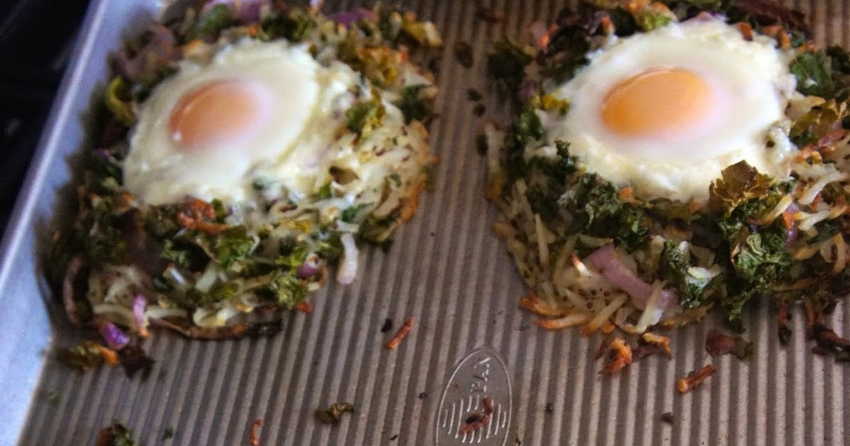 Savory Sweet and Satisfying Potato Kale Hash with Egg