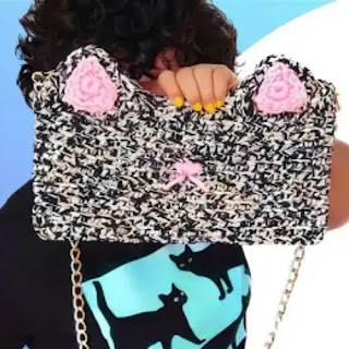 Clutch Gato a Crochet Clutch Gato a Crochet