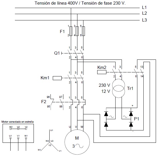 FP e Ingeniería Eléctrica: Arranque directo del motor trifásico de