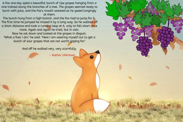 the story of fox and the grapes