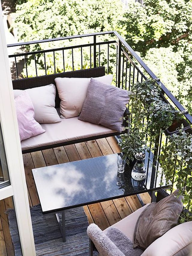 Al frente pasta Cha ▷ 20 ideas para decorar tu balcón ⭐ | una pizca de hogar