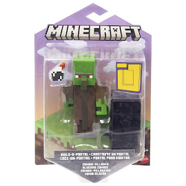 Minecraft Zombie Villager Build-a-Portal Series 3 Figure