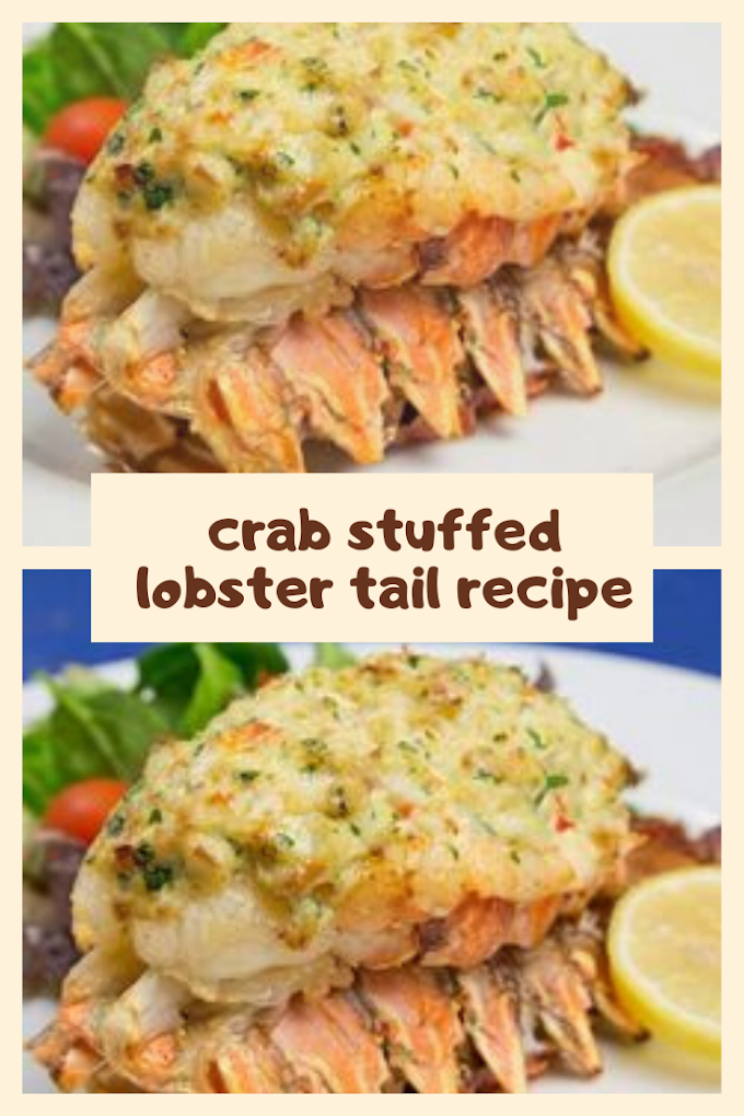 crab stuffed lobster tail recipe