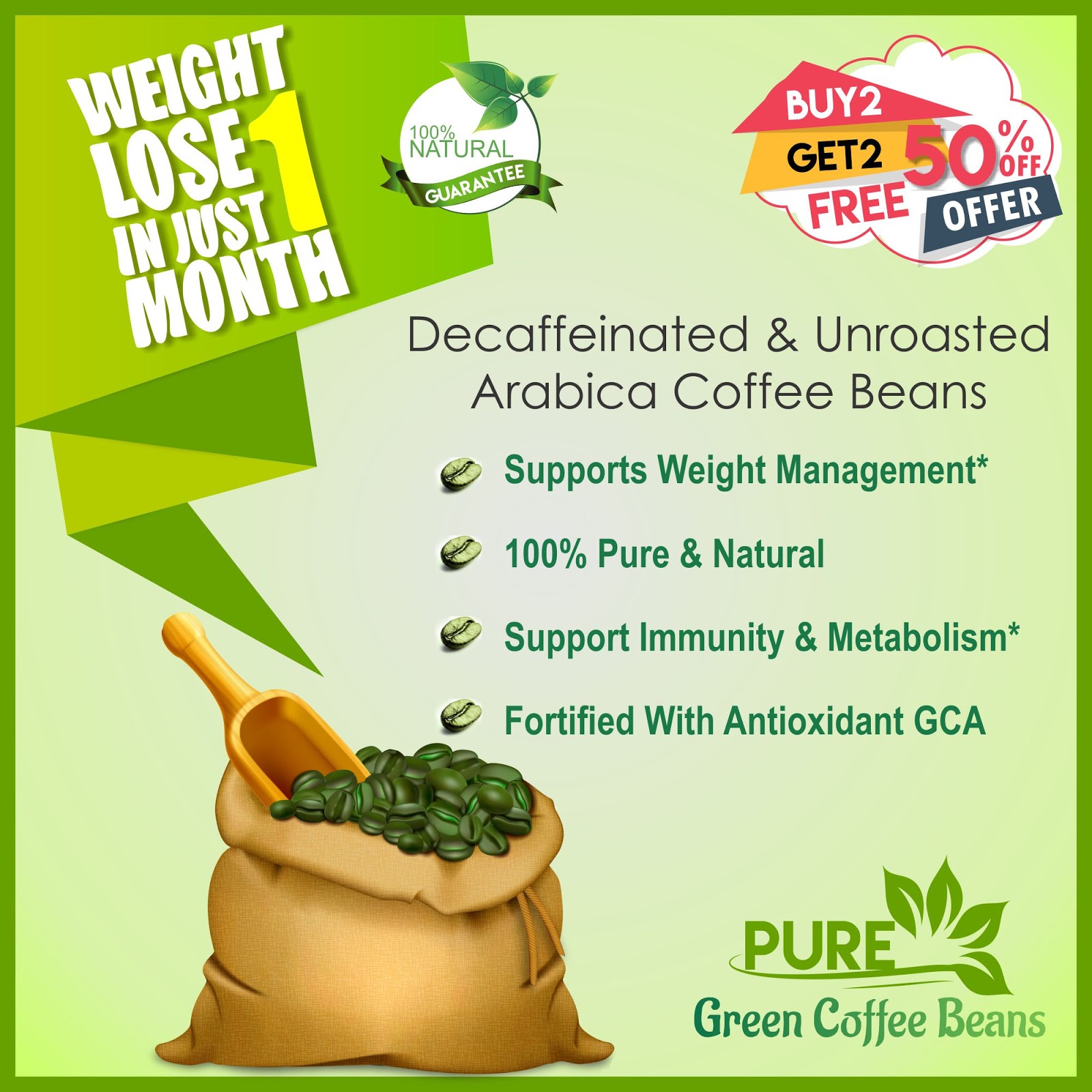 Simply Herbal Natural Weight Loss with Green Coffee Beans