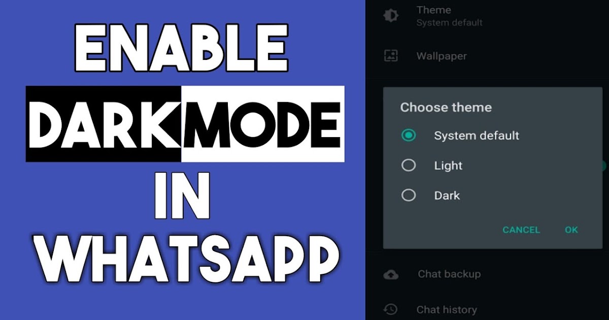 How to Enable Dark Mode on WhatsApp | Enable Dark Mode On WhatsApp