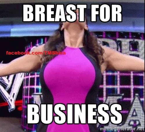 500px x 455px - STRENGTH FIGHTERâ„¢: Stephanie McMahon Breasts for Business