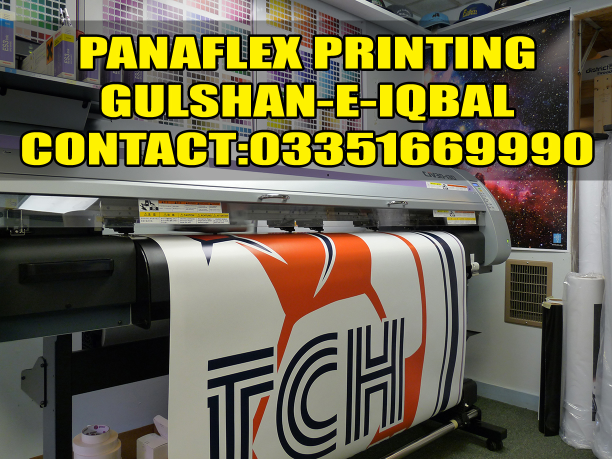 Panaflex printing in gulshaneiqbal karachi