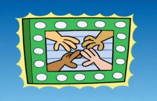 we can watch the Hand Channel on TV. Sesame Street Elmo's World Hands TV Cartoon