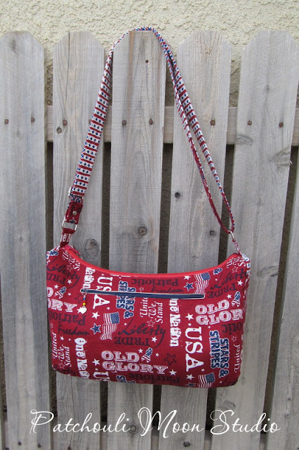 Patchouli Moon Studio~ Happy Hobo in Patriotic Fabric