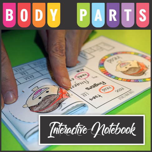 https://www.teacherspayteachers.com/Product/Body-Parts-Interactive-Notebook-Memory-Game-2896599