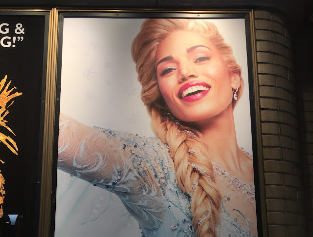 Ciara Renee as Elsa Frozen Broadway Poster Shubert Alley