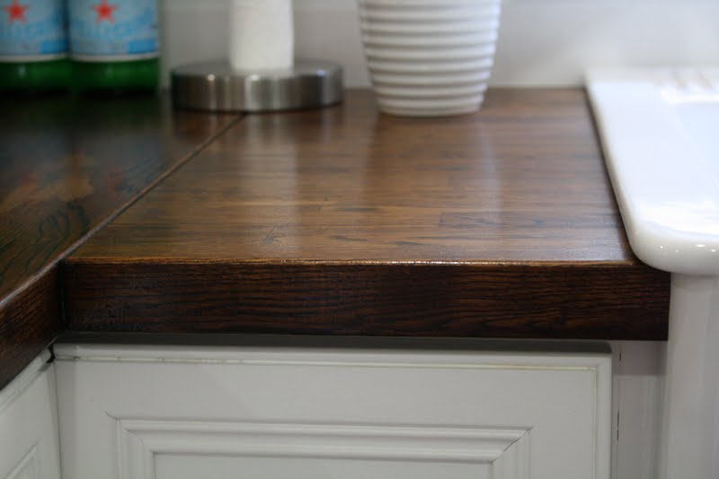 Stillwater Story How to Stain Butcher Block Countertops