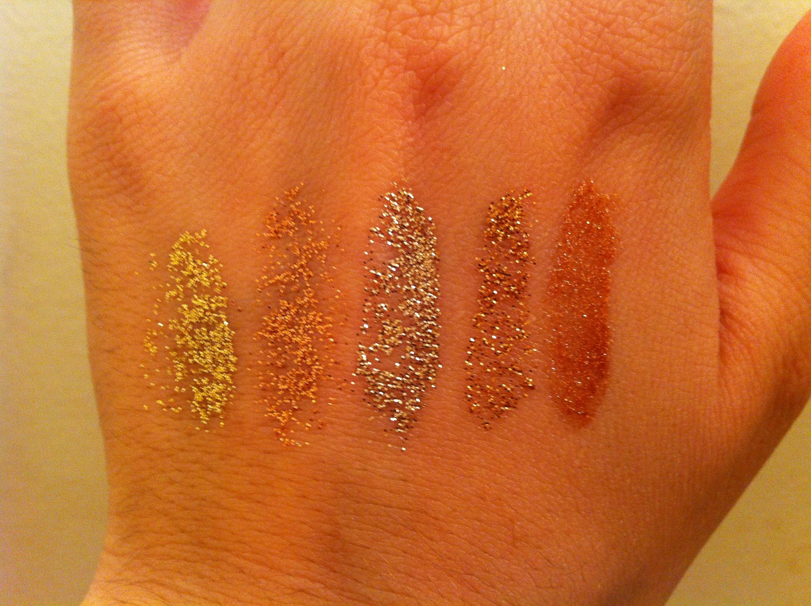 Lane's Beauty Blog Tested NYX glitter cream eyeshadow