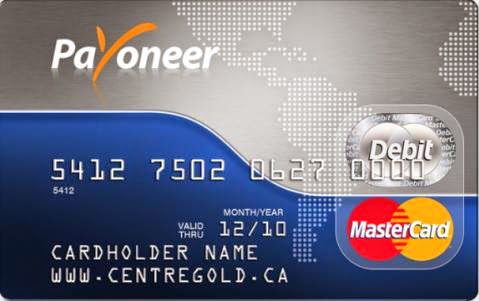 send and receive money through payoneer