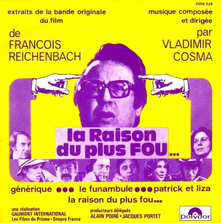 Affiches Photos d'exploitation Bandes annonces La raison du plus fou... (1972) François Affiches Photos d'exploitation Bandes annonces La raison du plus fou... (1972) François