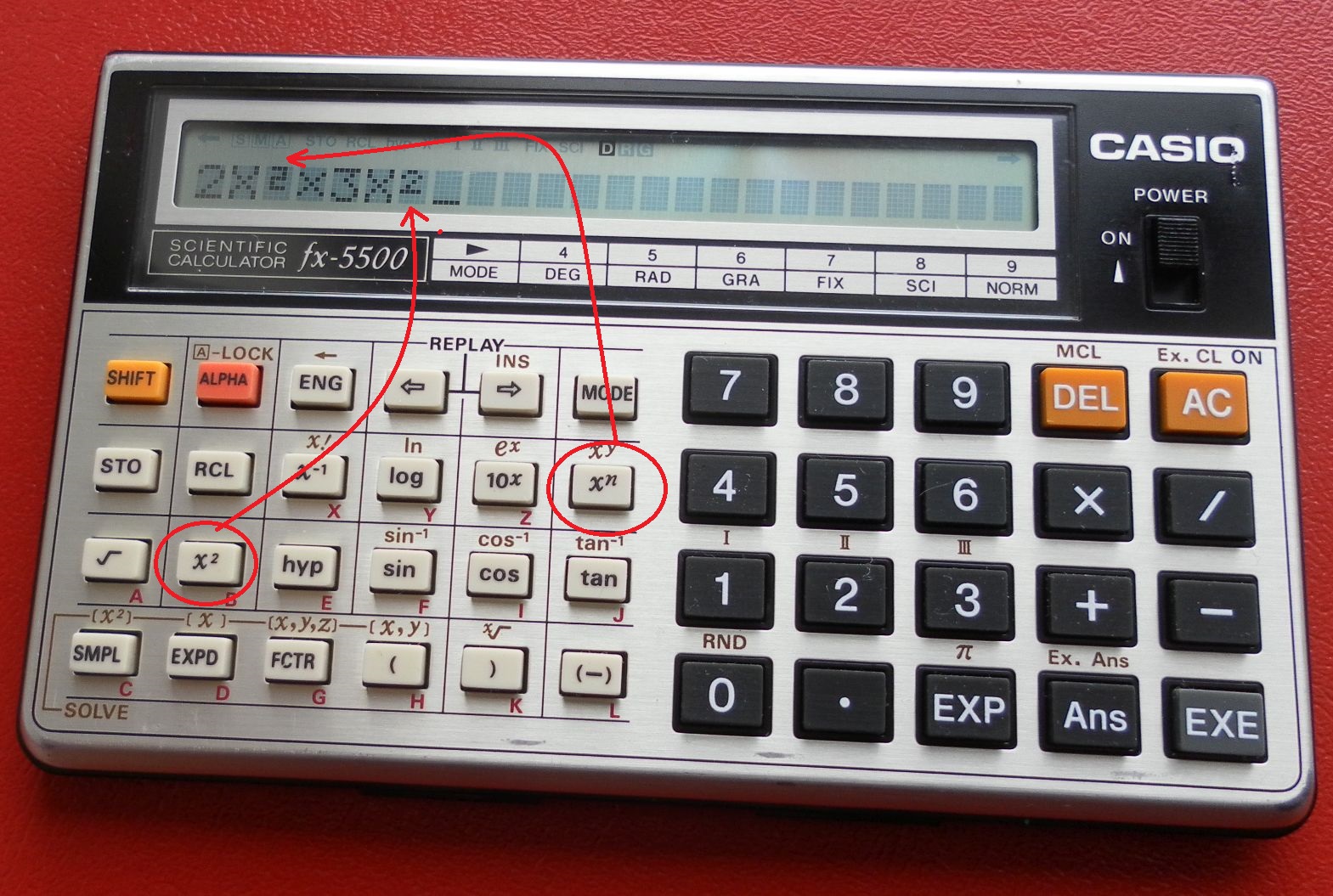 Fejl impressionisme betalingsmiddel CASIO fx-5500 Scientific Calculator: The 1st "C.A.S." pocket calculator? -  Printable Version