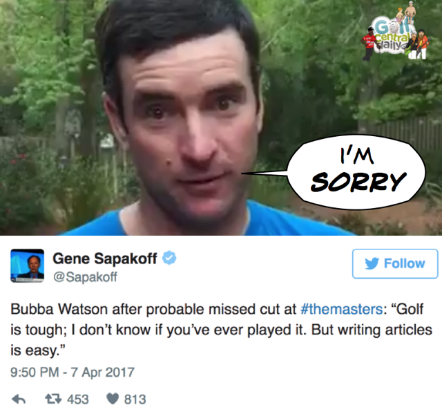 Bubba Apology Video 2017 Masters
