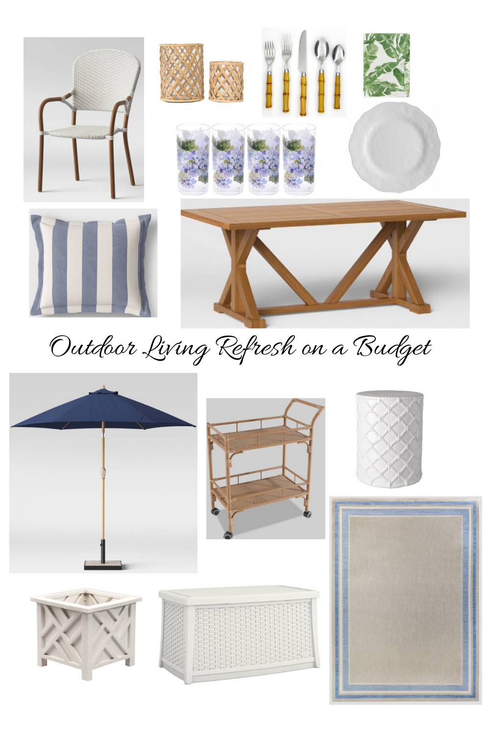 Outdoor Living Refresh on a Budget