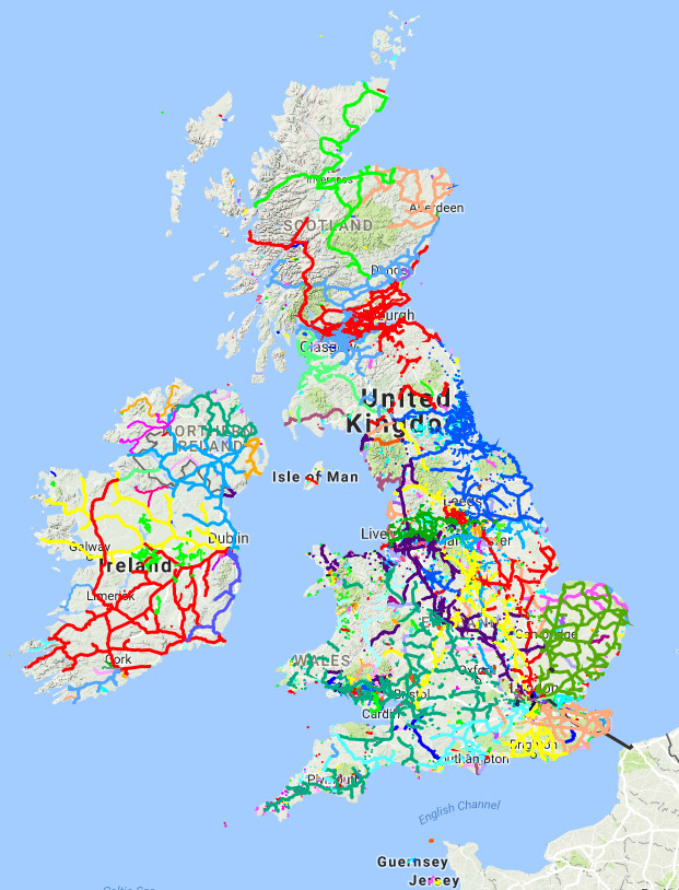 Historic maps of every Great Britain railway line that ever existed ...