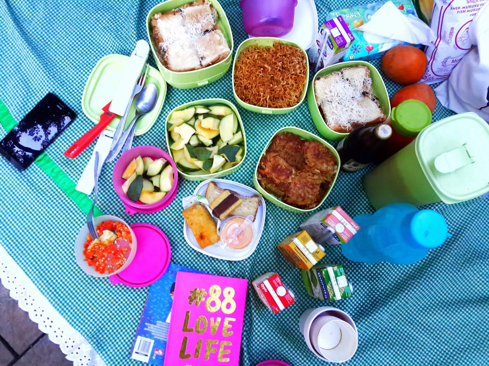 Piknik di Taman Suropati — APRIJANTI