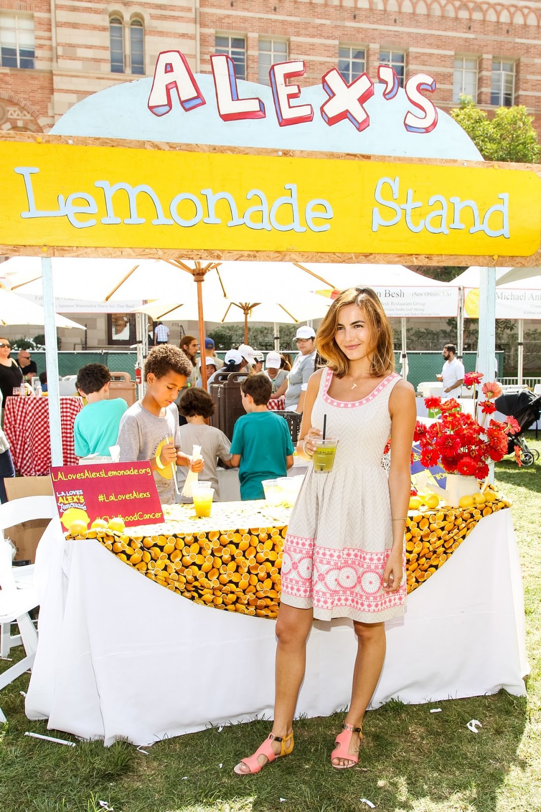 Camilla Belle flaunts a flirty frock at the 2014 LA Loves Alex's
