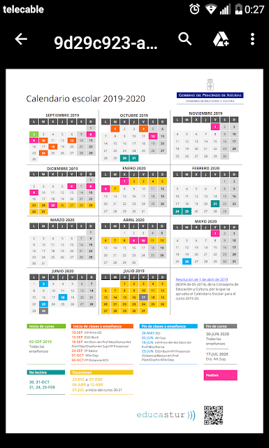 CALENDARIO 2019-2020