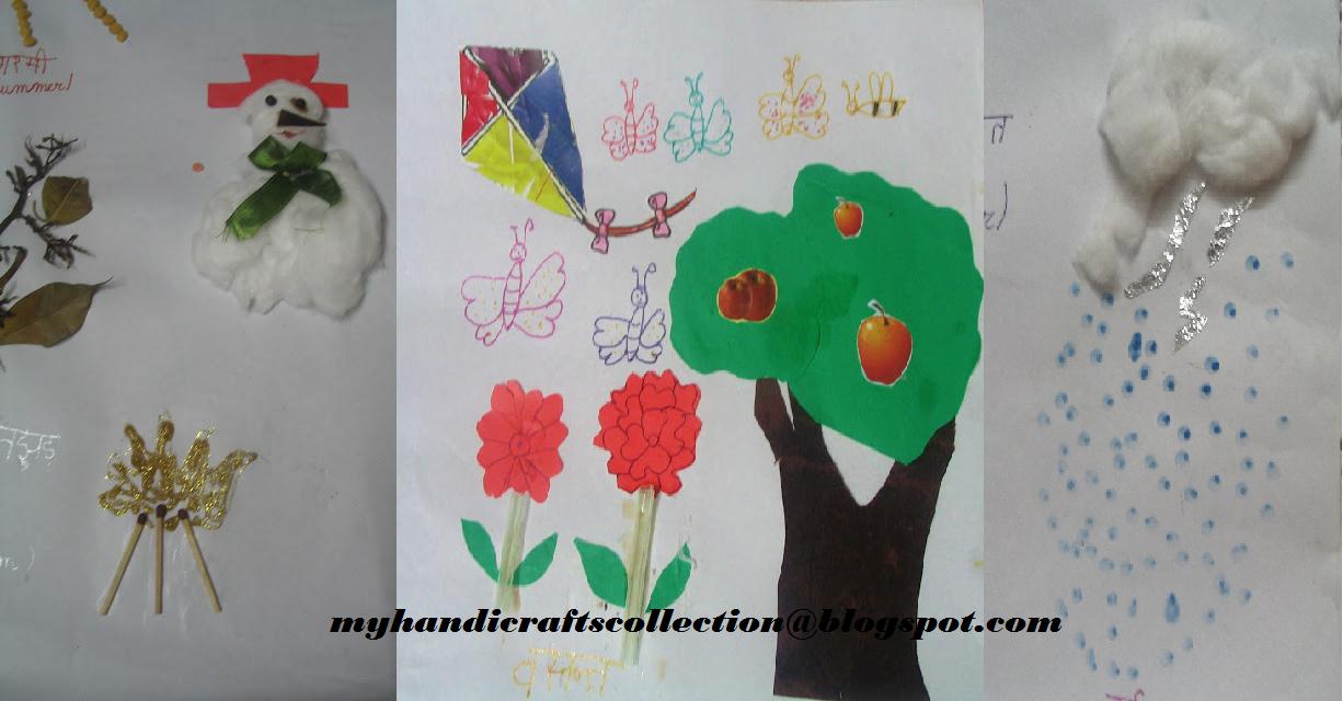 COLOURFUL IMAGINATIONS !!!!!!! SEASONS OF INDIA PROJECT FOR KIDS