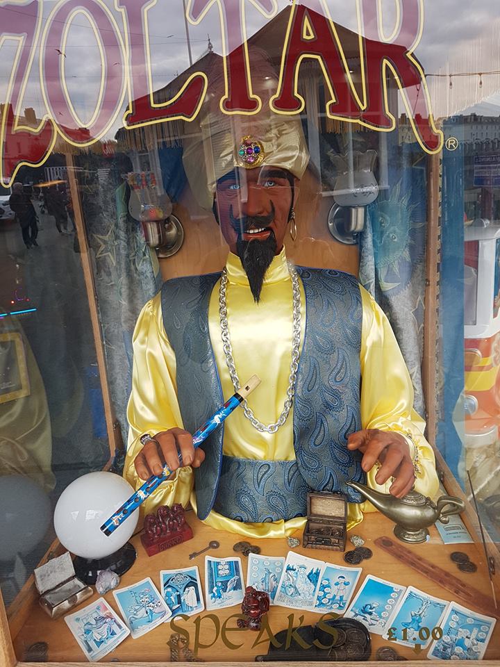 All too Human Zoltar and a stream of consciousness on Llandudno Pier