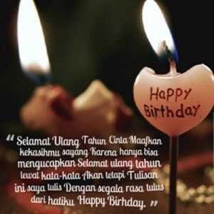 Gambar Kata-Kata Ucapan Selamat Ulang Tahun Buat Pacar Yang Paling