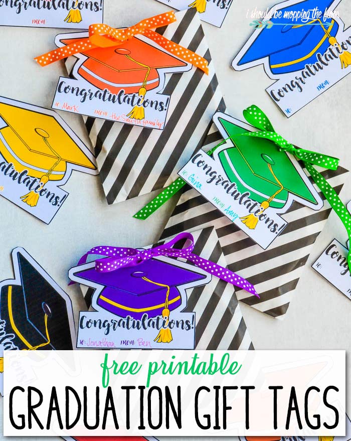 Free Printable Gift Tags For Graduation Gifts I Should Be Mopping The 
