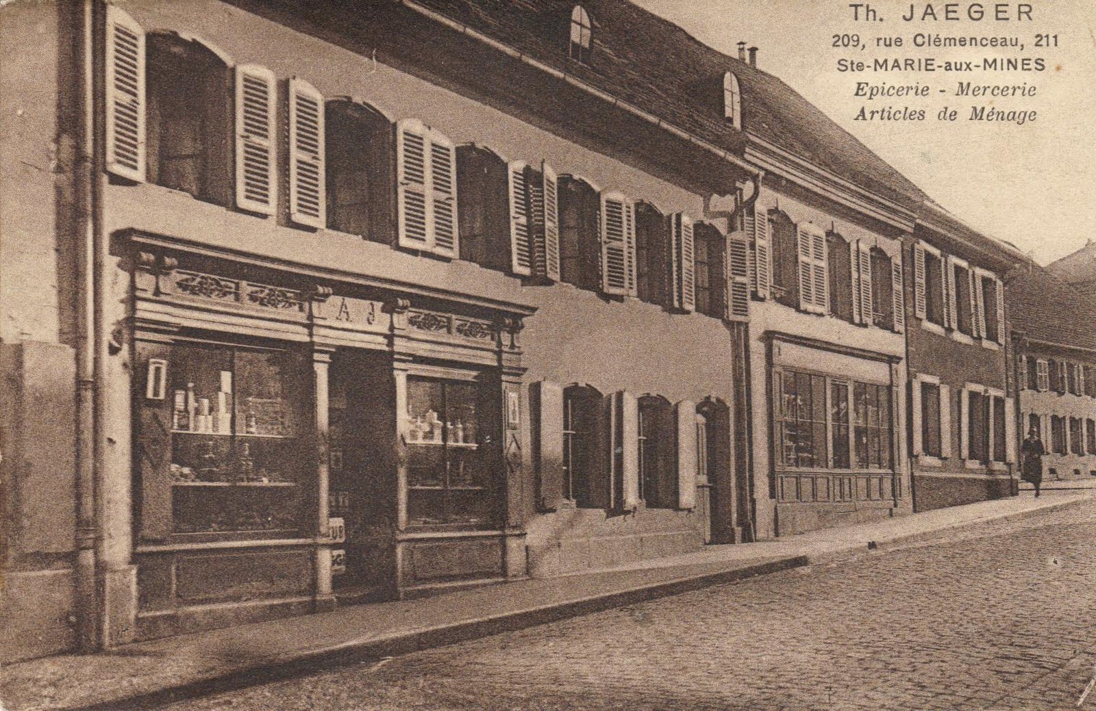 POSTCARDS FROM THE PAST STEMARIEAUXMINES, FRANCE Th. Jaeger
