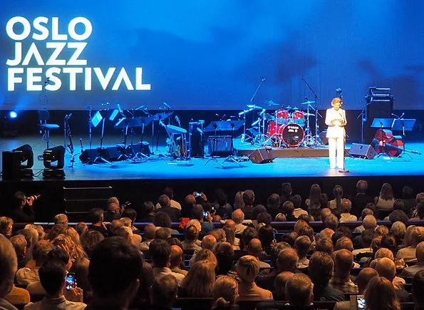Queen Sonja of Norway attended the opening of the Oslo International Jazz Festival 2017 held at the Opera House in Oslo