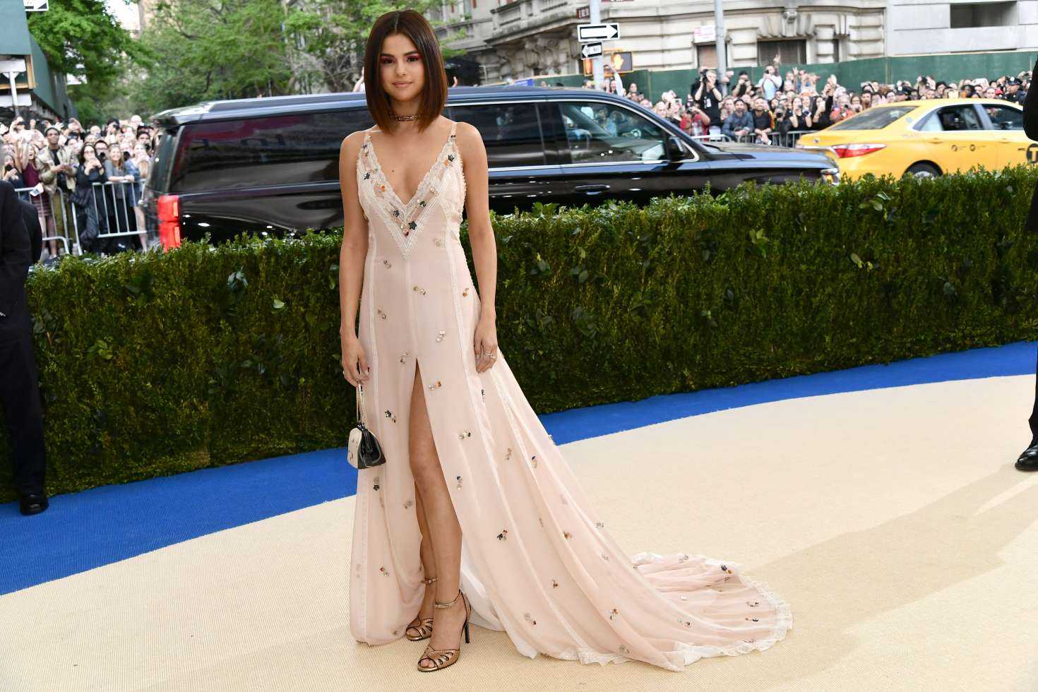 Selena Gomez at 2017 MET Costume Institute Gala in NYC