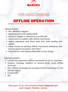 Lowongan Kerja - Job Vacancy : Makuku Indonesia Lowongan Kerja - Job Vacancy : Makuku Indonesia