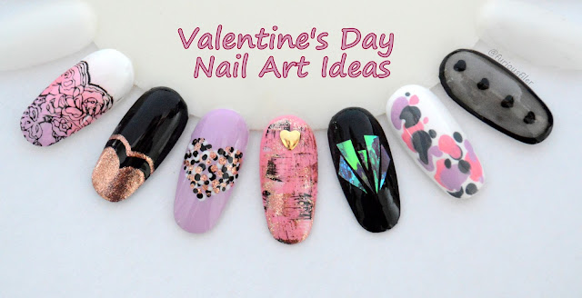 valentine's day sweet glam nails ideas metallic tutorial furiousfiler