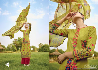 Belliza Zohra Cotton Print Dress Material catalog