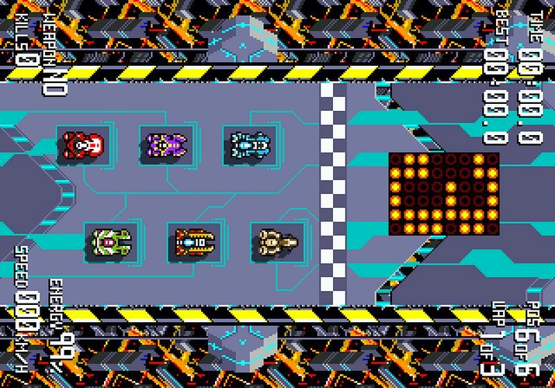 Indie Retro News: Downforce Red Hot Princess Carnage - Fast paced ...