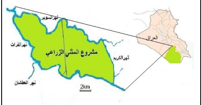 التغاير الزماني والمكاني لدليل الغطاء النباتي لمشروع المثنى الزراعي باستخدام التقانات الجيومكانية