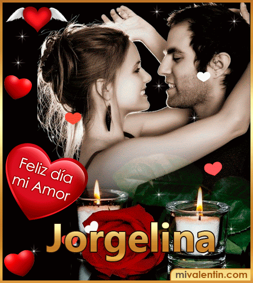 Feliz día San Valentín Jorgelina