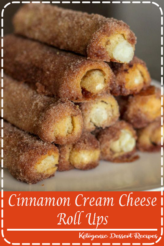 Cinnamon Cream Cheese Roll Ups - FOOD EASY