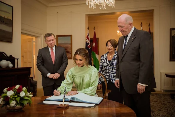 Queen Rania are on an official visit to Australia upon an invitation from Australia's Governor General Peter Cosgrove