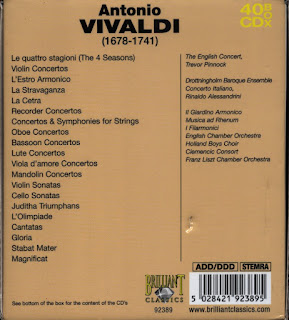 back - The Masterworks Vivaldi 40 cds