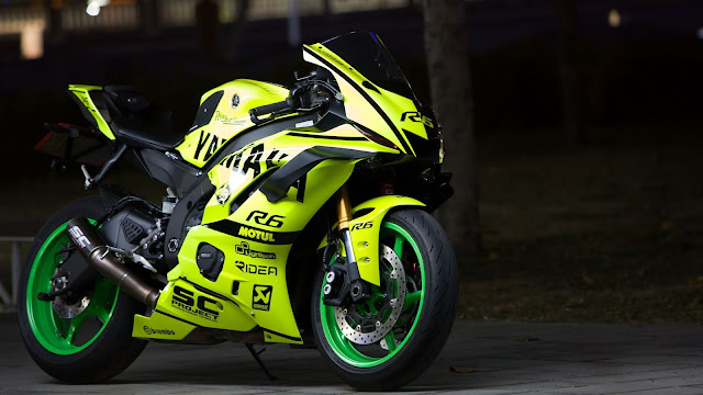 Yamaha Wallpaper, Motorcycle, Bicycle, Green, Moto