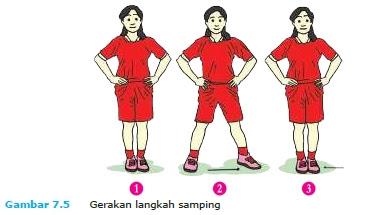 Materi Pjok Pelajaran Vii Bagian 1 Kombinasi Gerak Dasar Langkah Dan Ayunan Lengan Dalam Aktivitas Berirama