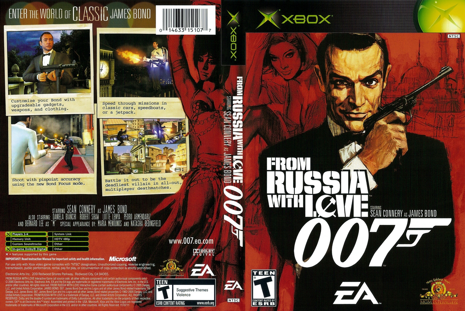 XBOX REALM XBOX 1 CLASSIC James Bond 007 From Russia With Love